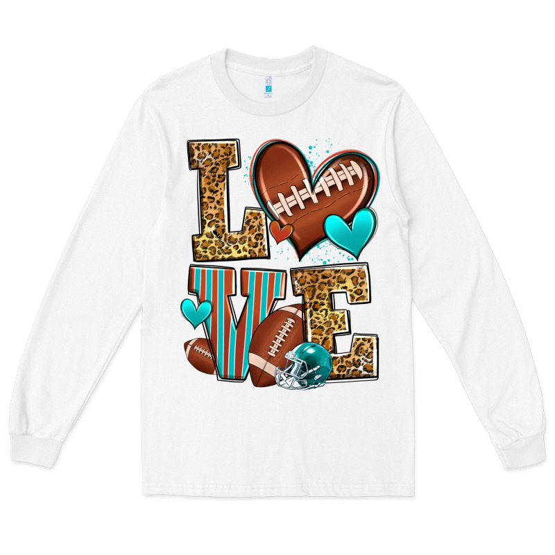 Love American Football Long Sleeve Tee by Zillion Design Studio | Teevron