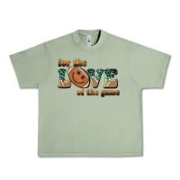 Oil Green for the love  of the game Urban Heavy Tee - BarkalooDesign