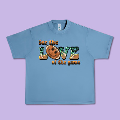 For The Love  Of The Game Urban Heavy Tee Designed By Barkaloodesign