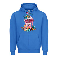 True Royal mexican day of the dead skulls coffee cup Zipper Hoodie - FaDigitalArtStudio