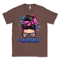 Chestnut ohana stitch messy bun Classic Tee - Zillion Design Studio