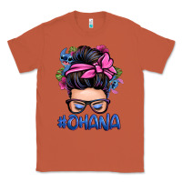 Copper ohana stitch messy bun Classic Tee - Zillion Design Studio