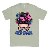 Matcha ohana stitch messy bun Classic Tee - Zillion Design Studio
