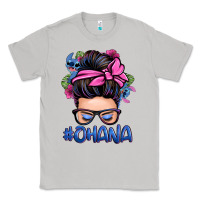 Moon Dust ohana stitch messy bun Classic Tee - Zillion Design Studio