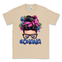 Mushroom ohana stitch messy bun Classic Tee - Zillion Design Studio