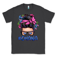 Smoke ohana stitch messy bun Classic Tee - Zillion Design Studio