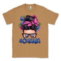 Toasted Coconut ohana stitch messy bun Classic Tee - Zillion Design Studio