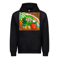 Black Coffee Cups St Patricks Day Tumbler Urban Hoodie - BundleAndBundleShop