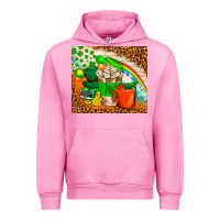 Fuchsia Pink Coffee Cups St Patricks Day Tumbler Urban Hoodie - BundleAndBundleShop