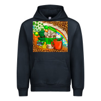 Navy Coffee Cups St Patricks Day Tumbler Urban Hoodie - BundleAndBundleShop