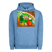 Pigment Pebble Blue Coffee Cups St Patricks Day Tumbler Urban Hoodie - BundleAndBundleShop
