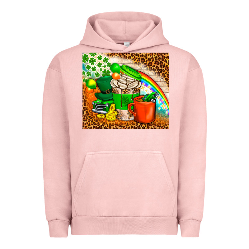 Coffee Cups St Patricks Day Tumbler Urban Hoodie by BundleAndBundleShop | Teevron