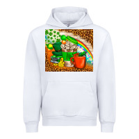 White Coffee Cups St Patricks Day Tumbler Urban Hoodie - BundleAndBundleShop