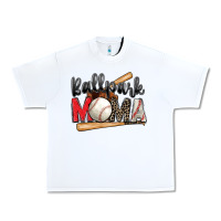 White ballpark mama baseball Urban Heavy Tee - Zillion Design Studio
