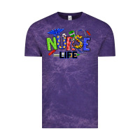 Cloud Purple autism nurse life Vintage Tee - texasbilliewilder
