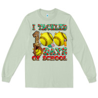 Matcha i tackled 100 days of school softball Long Sleeve Tee - Zillion Design Studio