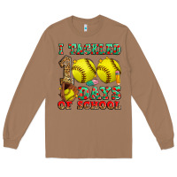 Toasted Coconut i tackled 100 days of school softball Long Sleeve Tee - Zillion Design Studio