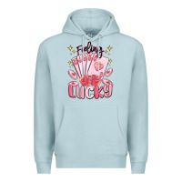Blue Mist feeling lucky Premium Hoodie - MaliasSmallBusiness