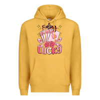 Mustard feeling lucky Premium Hoodie - MaliasSmallBusiness