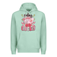 Seafoam feeling lucky Premium Hoodie - MaliasSmallBusiness