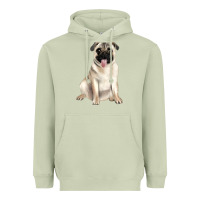 Matcha pug Heavyweight Hoodie - JahusDesignShop