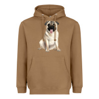 Toasted Coconut pug Heavyweight Hoodie - JahusDesignShop