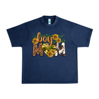 Navy boy mom Urban Heavy Tee - texasbilliewilder