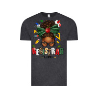 Vintage Black registrar life afro messy bun Vintage Tee - texasbilliewilder
