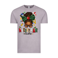 Vintage Zinc registrar life afro messy bun Vintage Tee - texasbilliewilder