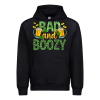 Black Bad And Boozy St. Patricks Urban Hoodie - BundleAndBundleShop