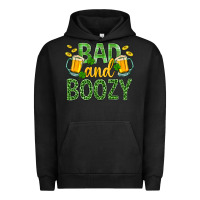 Pigment Black Bad And Boozy St. Patricks Urban Hoodie - BundleAndBundleShop