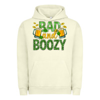 Pigment Pistachio Bad And Boozy St. Patricks Urban Hoodie - BundleAndBundleShop