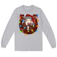 Moon Dust christmas horseshoe with hereford cow Long Sleeve Tee - RanaPortraitStore
