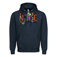 Navy nurse halloween Zipper Hoodie - RacoonDesign