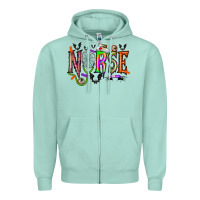 Seafoam nurse halloween Zipper Hoodie - RacoonDesign