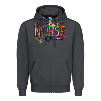 Smoke nurse halloween Zipper Hoodie - RacoonDesign