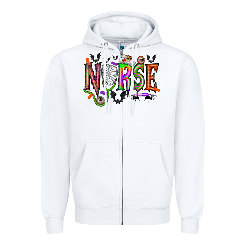 Nurse Halloween Zipper Hoodie by RacoonDesign | Teevron