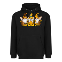 Black western bee gnomes beehive honey sunflowers Heavyweight Hoodie - Artiststas