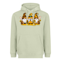Western Bee Gnomes Beehive Honey Sunflowers Heavyweight Hoodie | Teevron