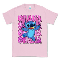 Bubblegum Pink ohana stitch Classic Tee - Zillion Design Studio