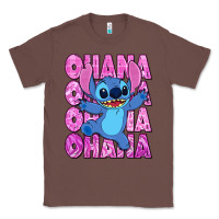 Chestnut ohana stitch Classic Tee - Zillion Design Studio