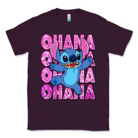 Plum ohana stitch Classic Tee - Zillion Design Studio