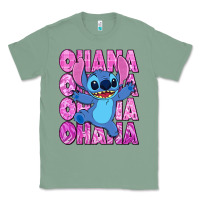 Sage ohana stitch Classic Tee - Zillion Design Studio