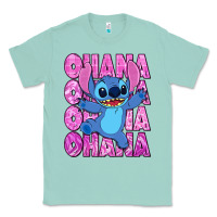 Seafoam ohana stitch Classic Tee - Zillion Design Studio