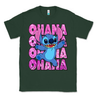 Sports Green ohana stitch Classic Tee - Zillion Design Studio