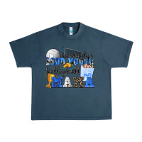 Midnight Navy somebody's loud mouth volleyball mama Urban Heavy Tee - Zillion Design Studio