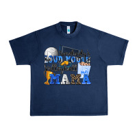 Navy somebody's loud mouth volleyball mama Urban Heavy Tee - Zillion Design Studio