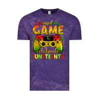 Cloud Purple I paused my game celebrate Juneteenth Vintage Tee - texasbilliewilder