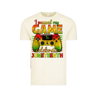 Vintage Arctic I paused my game celebrate Juneteenth Vintage Tee - texasbilliewilder