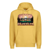 Antique Gold traveler Premium Hoodie - NancyCooperArtShop